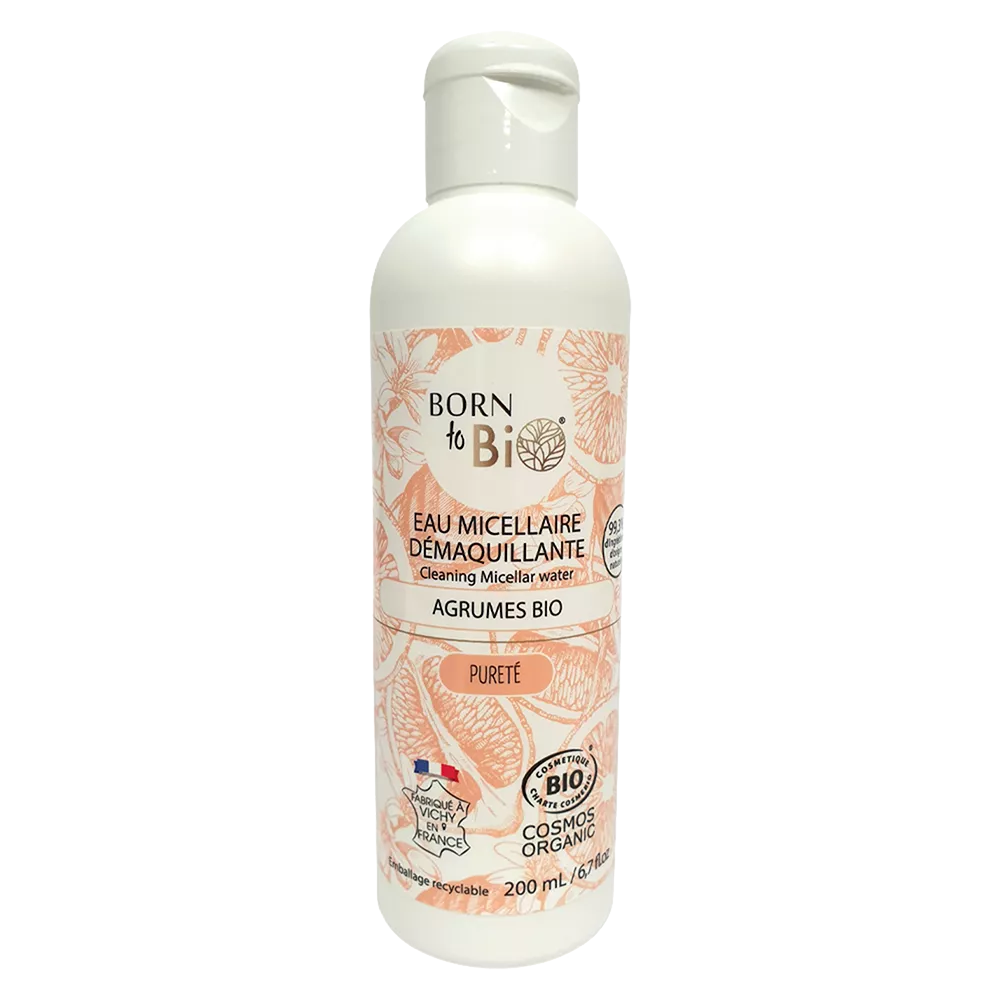 Eau Micellaire Démaquillante Agrumes - Certifiée Bio