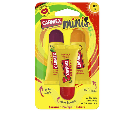 Mini baumes à lèvres hydratants SPF15 TRIPLO 3 unités